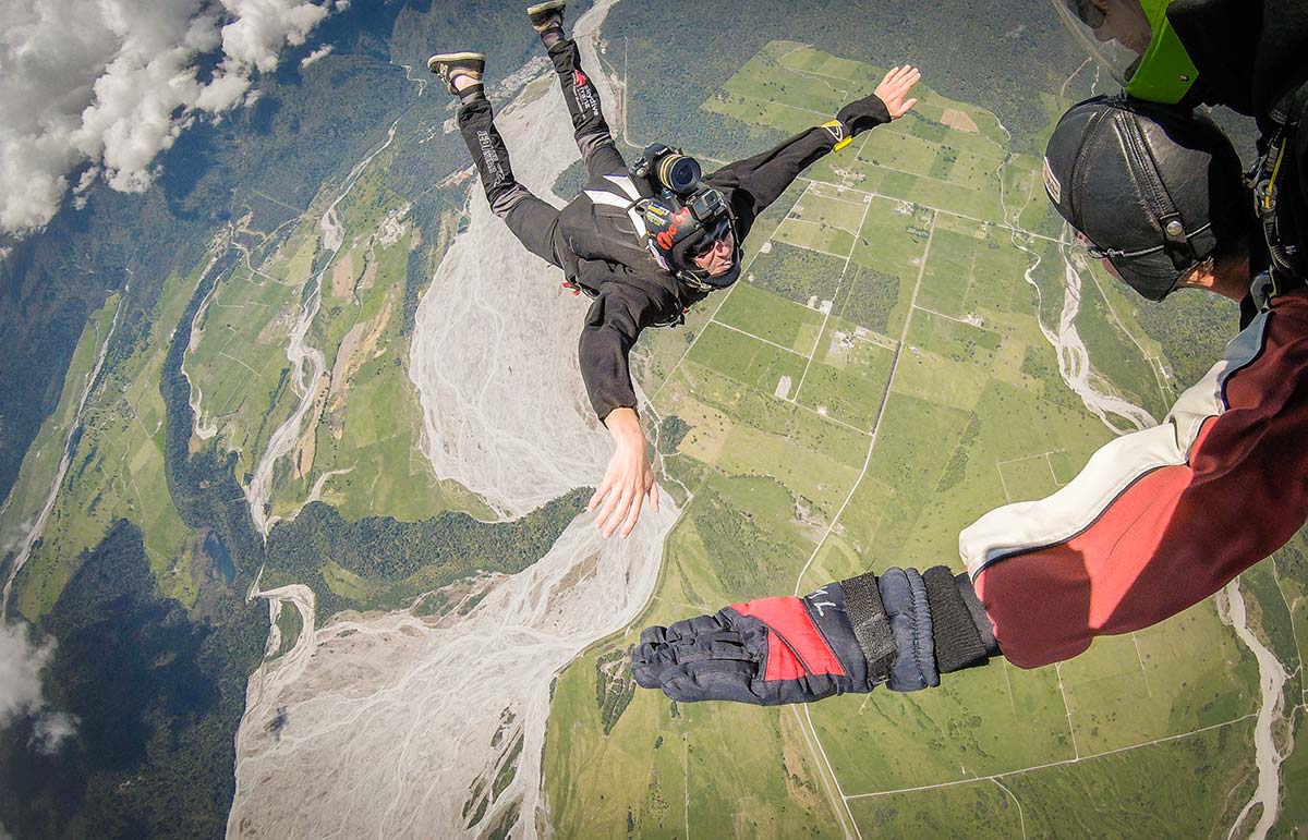 j'ai sauté en parachute