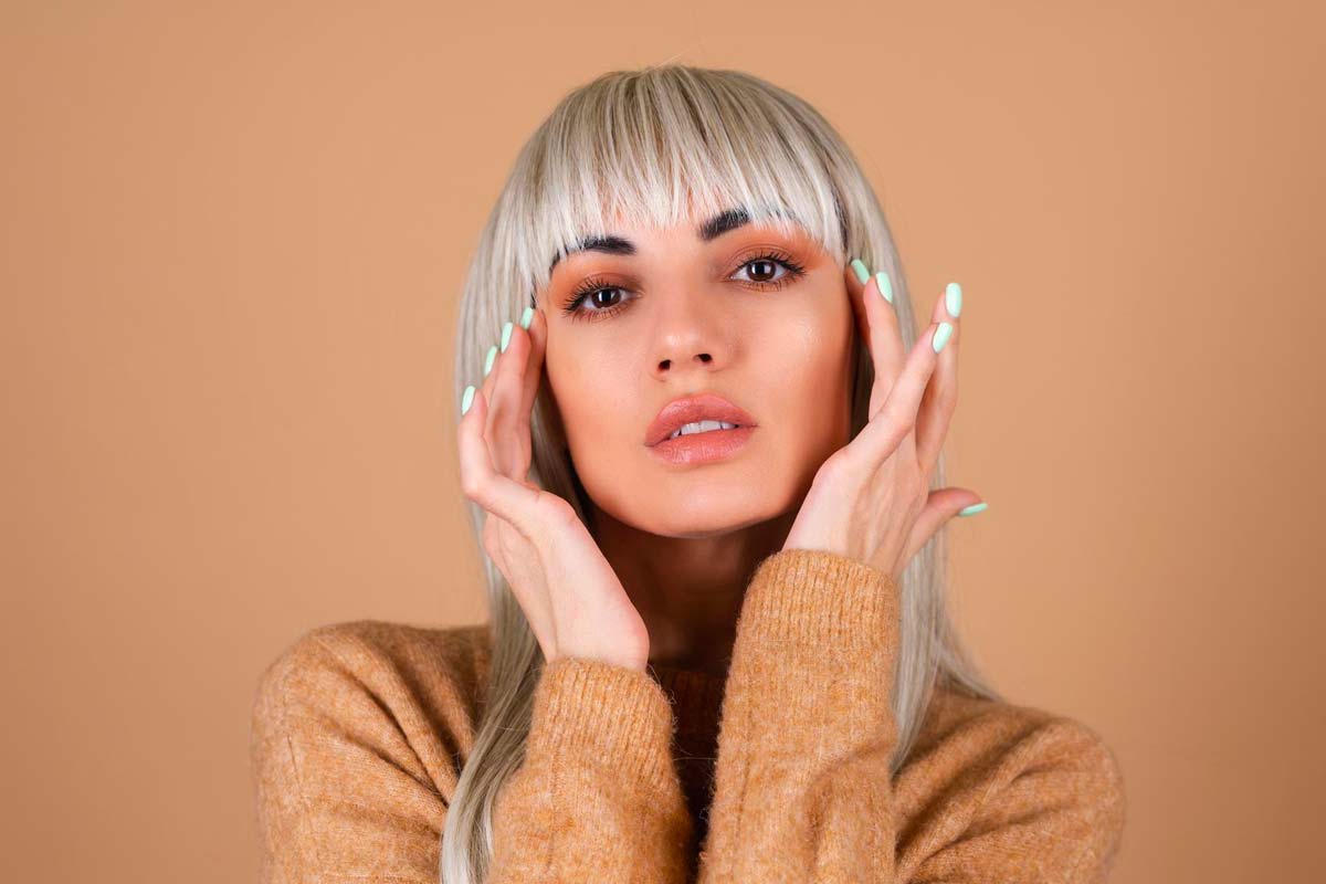 fausse frange cheveux